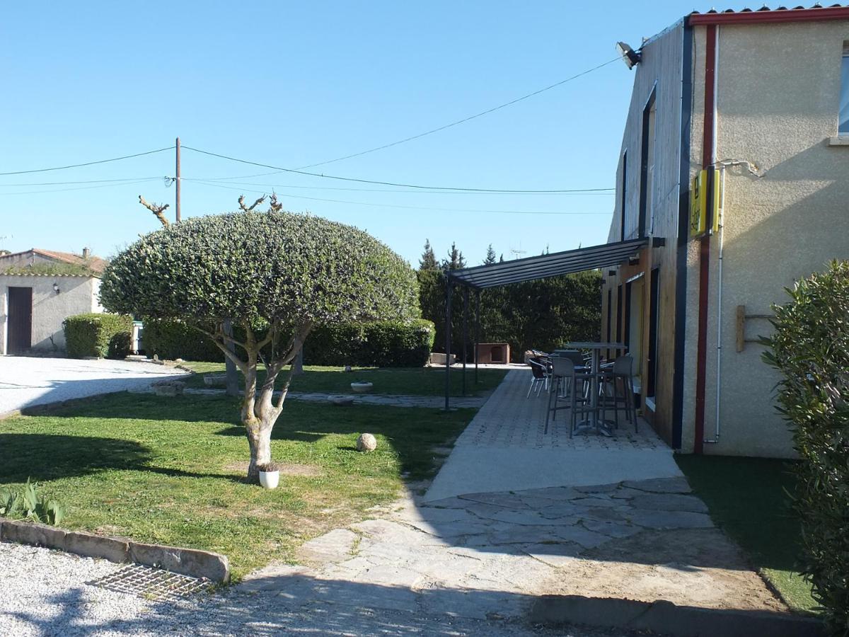 Logis Hotel Restaurant Le Clos Saint Loup Bram Exterior foto
